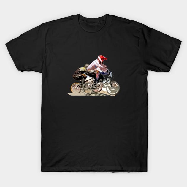 BMX T-Shirt by rickylabellevie